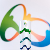 07/07/2015. Ensaio Estúdio Tocha Olímpica. Sede Rio2016. Sala de Imprensa. Rio de Janeiro.. Brazil.